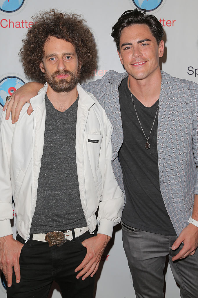 Actor Isaac Kappy con Tom Sandoval en 2015