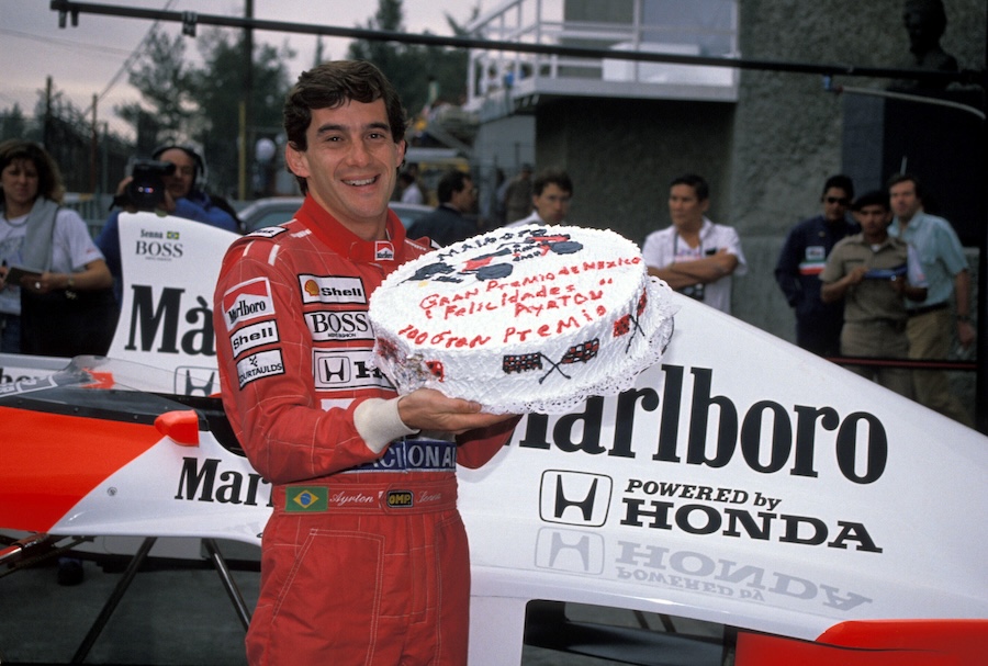 Ayrton Senna en México 1990