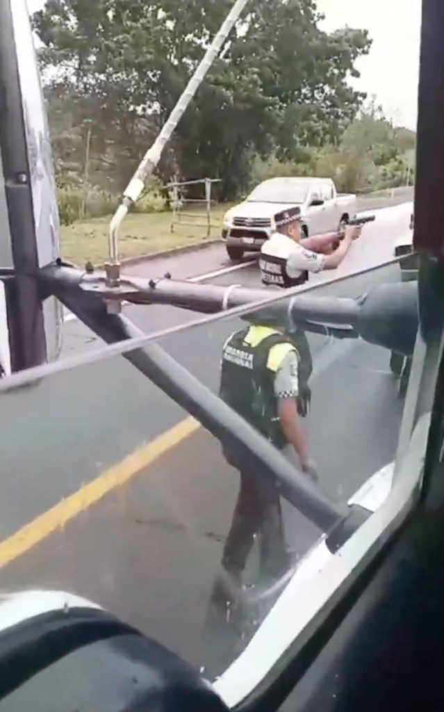 Una balacera se registró en la carretera México-Tuxpan
