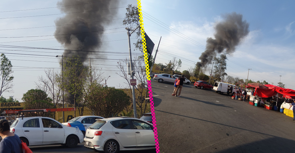 Se registra caída de helicóptero en Av. del Imán de CDMX