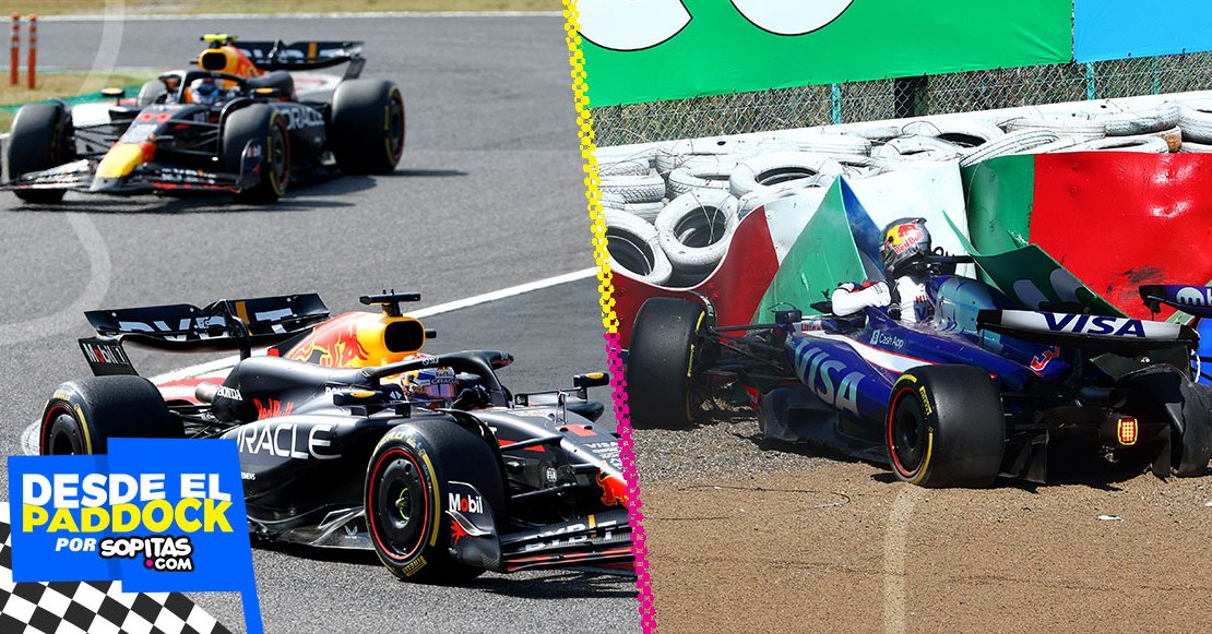 La paliza de Verstappen y Checo y el peor día para Ricciardo en el GP de Japón
