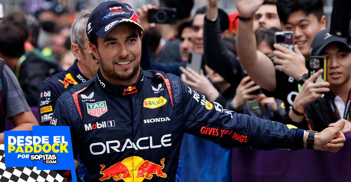 Checo, tercero en el GP de China