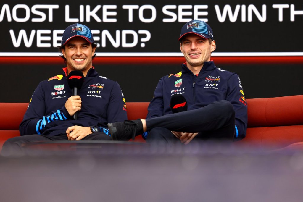 Checo Pérez y Max Verstappen, Gran Premio de Japón, 2024