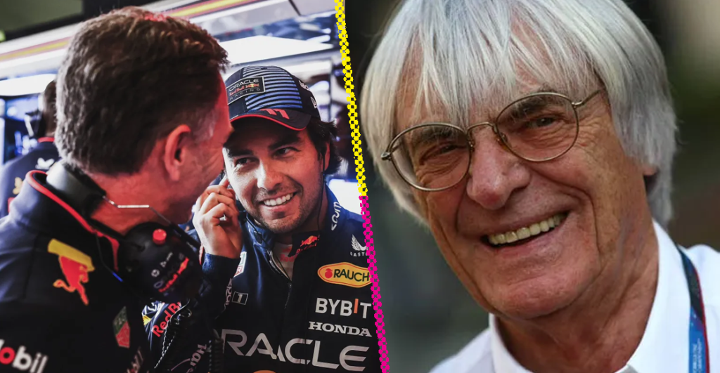 Bernie Ecclestone el ganador de la apuesta entre Checo Pérez y Christian Horner