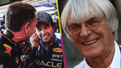 Bernie Ecclestone el ganador de la apuesta entre Checo Pérez y Christian Horner