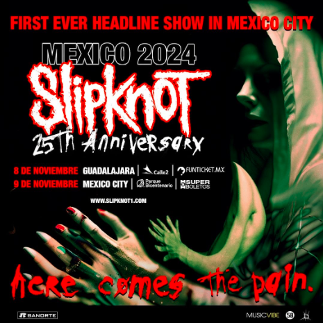 Habrá concierto de Slipknot en la CDMX; acá la fecha y más