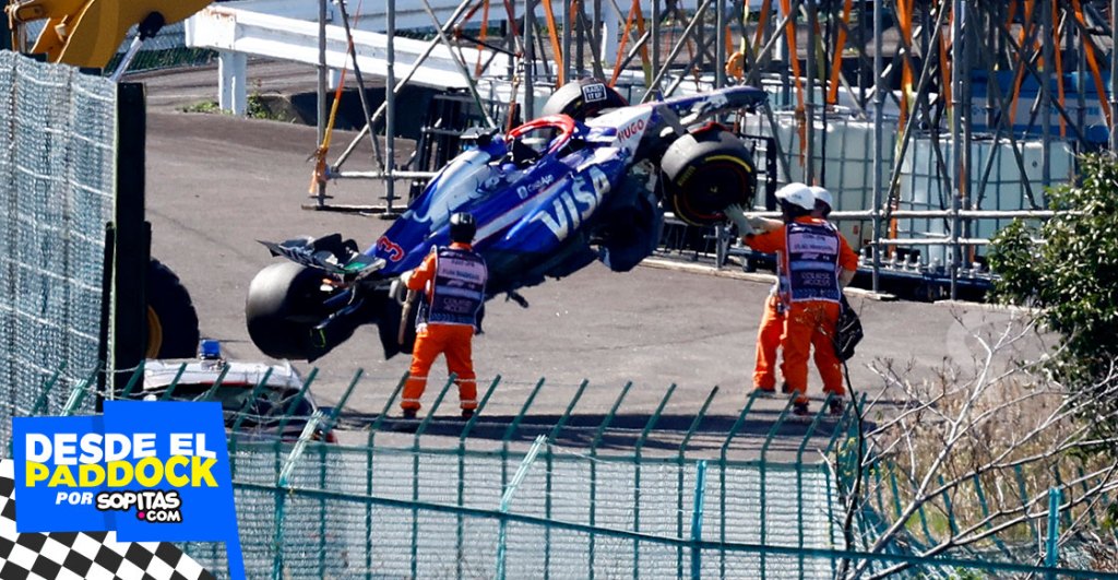 Así fue el choque de Daniel Ricciardo con Albon que lo dejó fuera del GP de Japón. Noticias en tiempo real