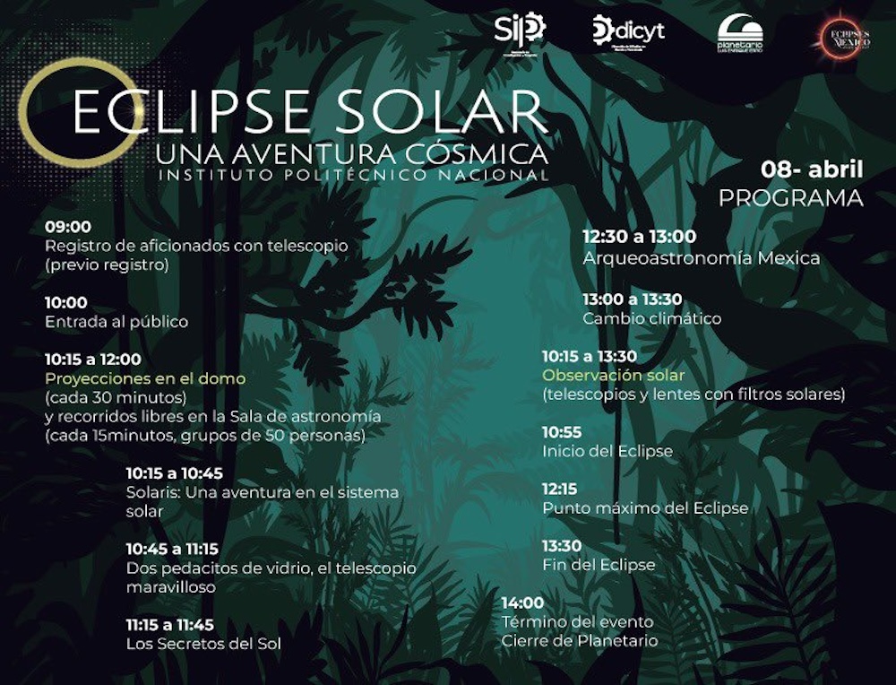lugares chidos para ver y aprender en el eclipse solar en CDMX