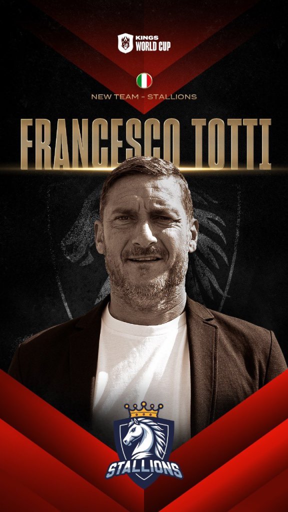 Francesco Totti jugará la Kings League