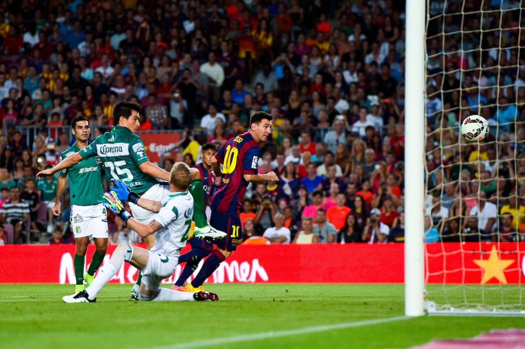 Goles de Messi ante equipos mexicanos
