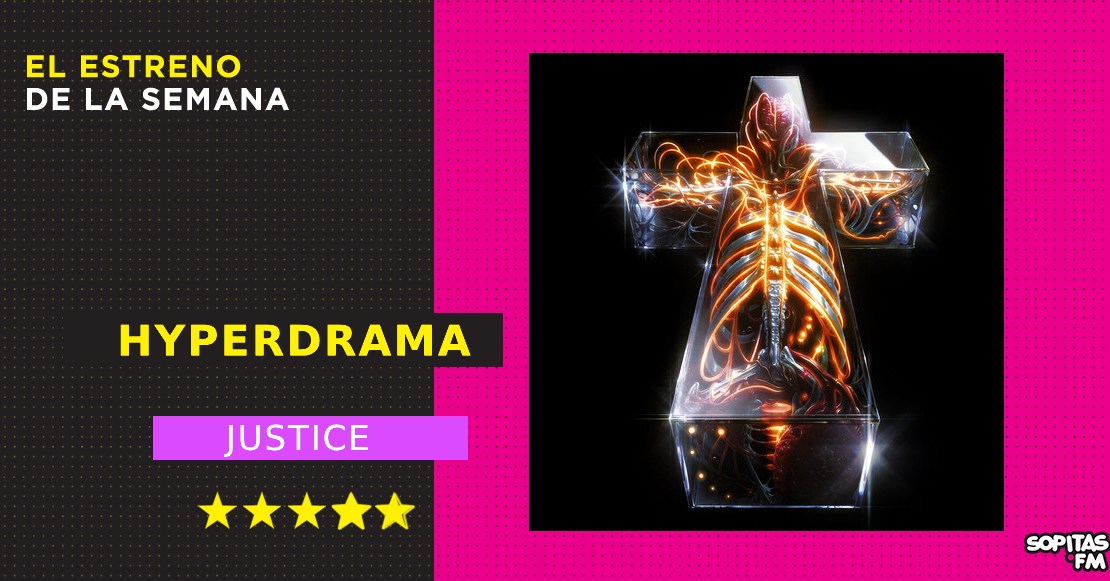 HYPERDRAMA: Justice estrena su primer disco abiertamente colaborativo con una estética de dark disco en un viaje espacial retro