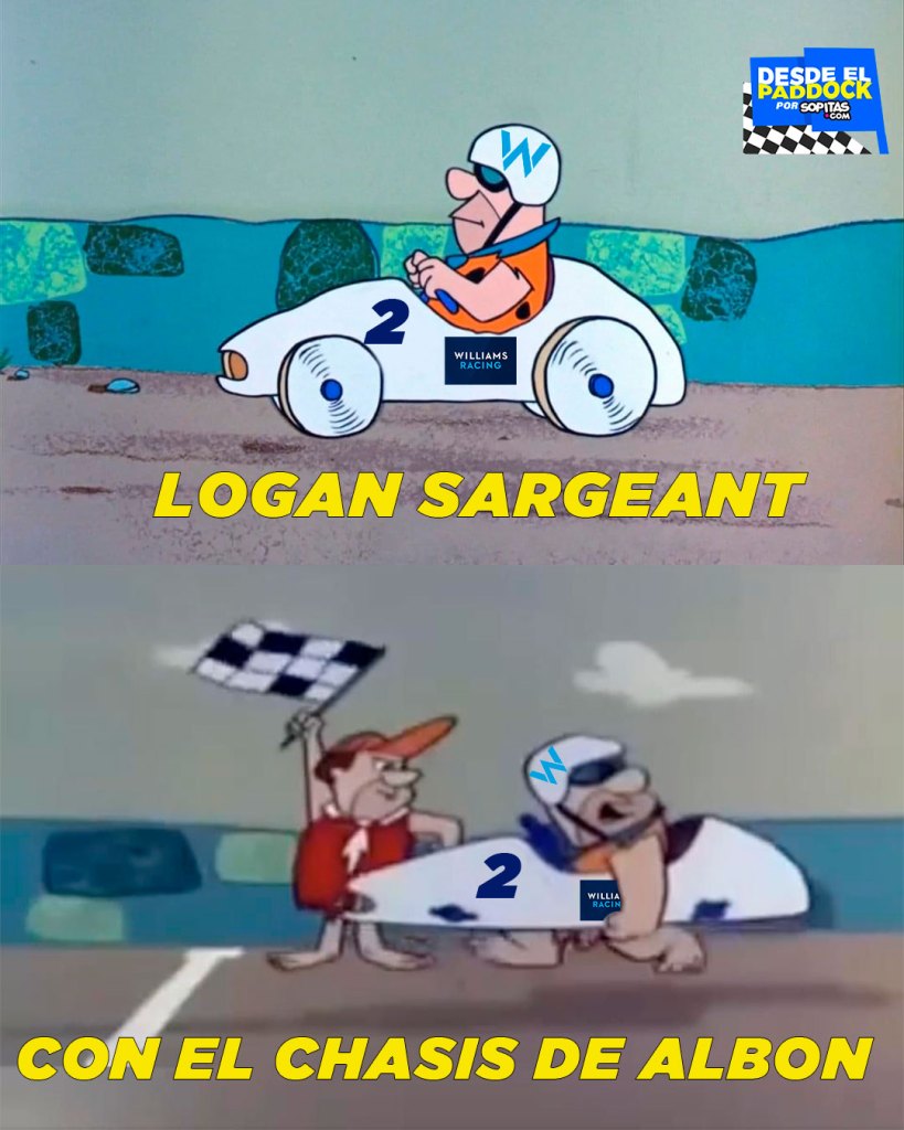 Meme Logan Sargeant F1