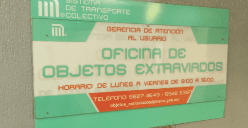 Oficina de Objetos Perdidos del Metro CDMX