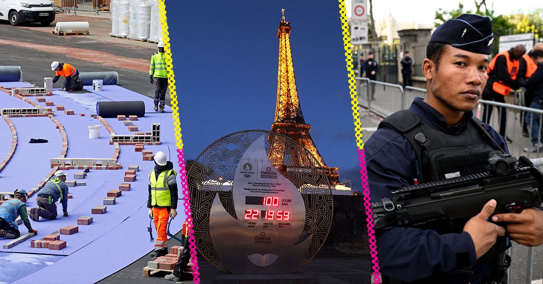 Así se prepara París a 100 días de la inauguración de los Juegos Olímpicos
