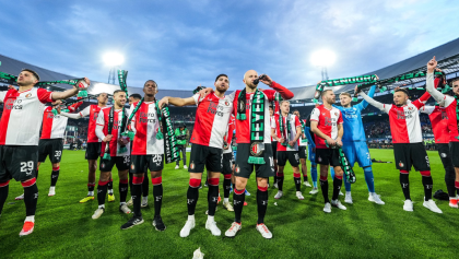 Santi Giménez y el Feyenoord campeones de la Copa de Holanda