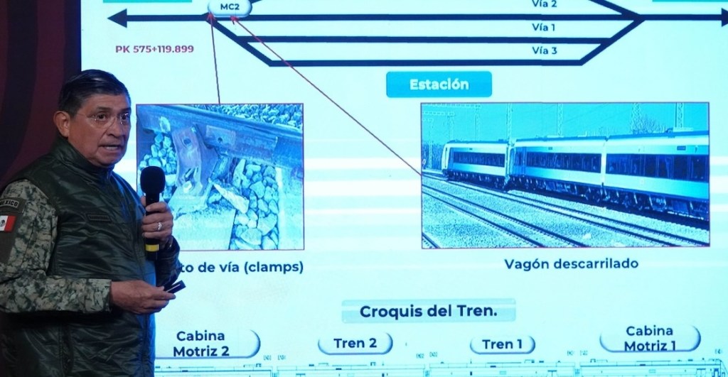 La vieja confiable: SEDENA dice que el Tren Maya descarriló porque pusieron mal los tornillos