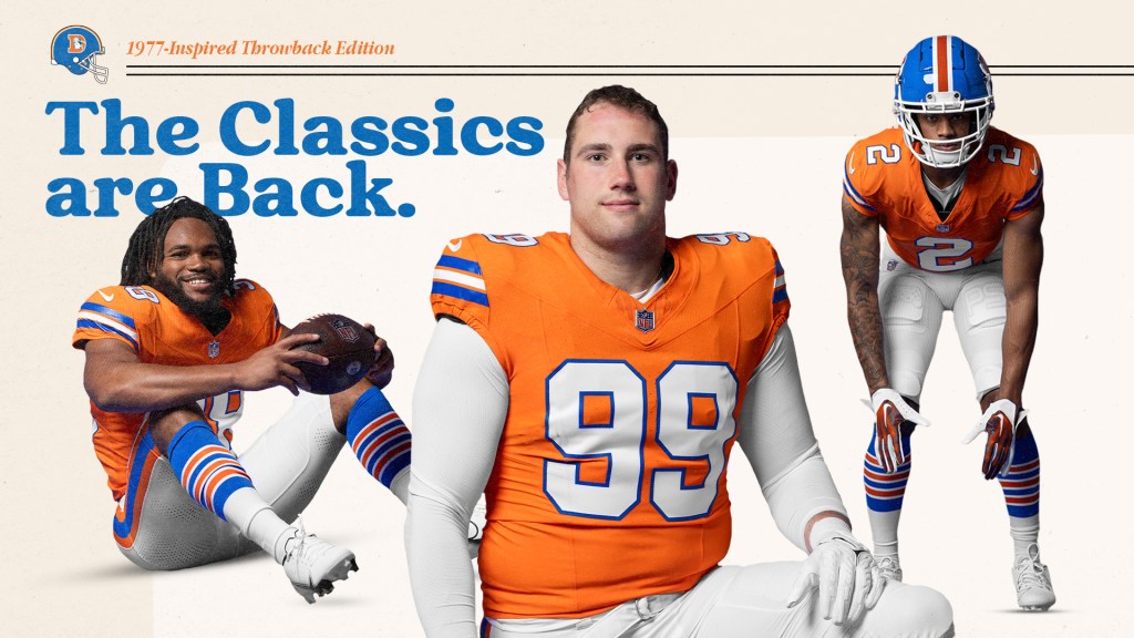 Los uniformes retro de los Broncos para NFL 2024