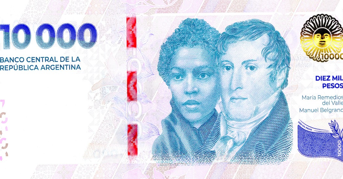 Argentina saca billete de 10,000 pesos… facilitará transacciones ante inflación del 300%