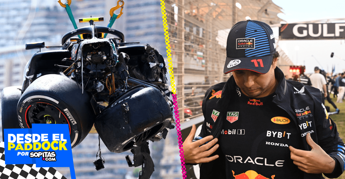 Así fue el abandono de Checo en el GP de Mónaco tras el impacto con Magnussen