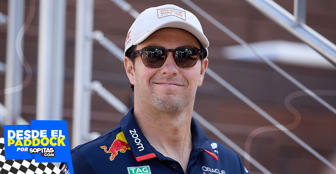 Checo Pérez con Red Bull