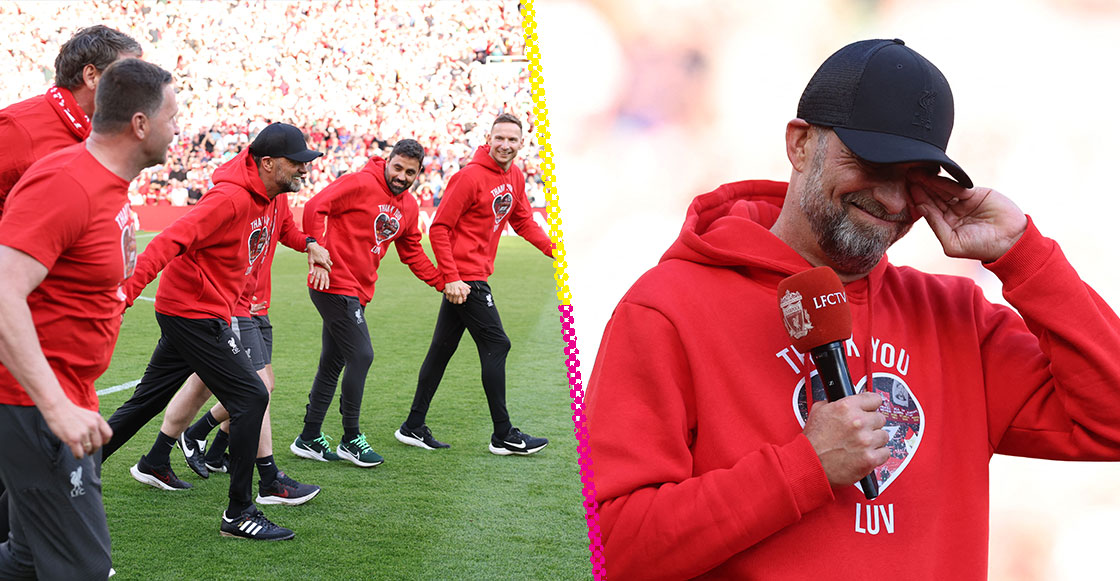 Jurgen Klopp en su despedida con Liverpool