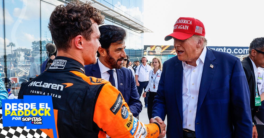 Lando Norris revela su conversación con Donald Trump tras ganar el GP de Miami