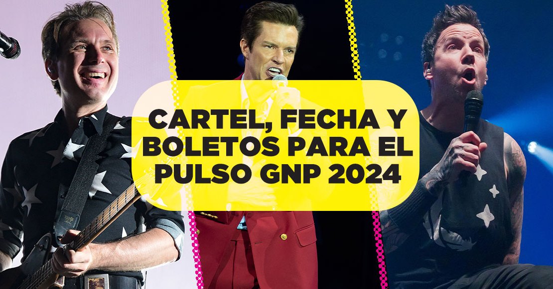 The Killers, Franz Ferdinand y Simple Plan: Cartel, fecha y boletos para el Pulso GNP 2024 en Querétaro