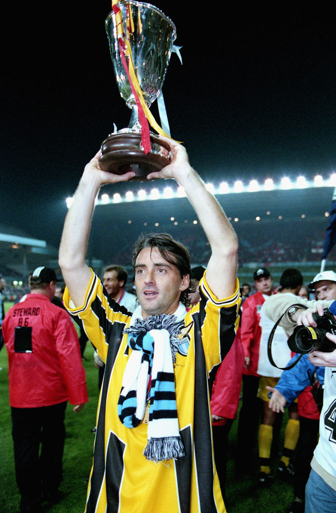 Roberto Mancini de la Lazio y la última edición del torneo