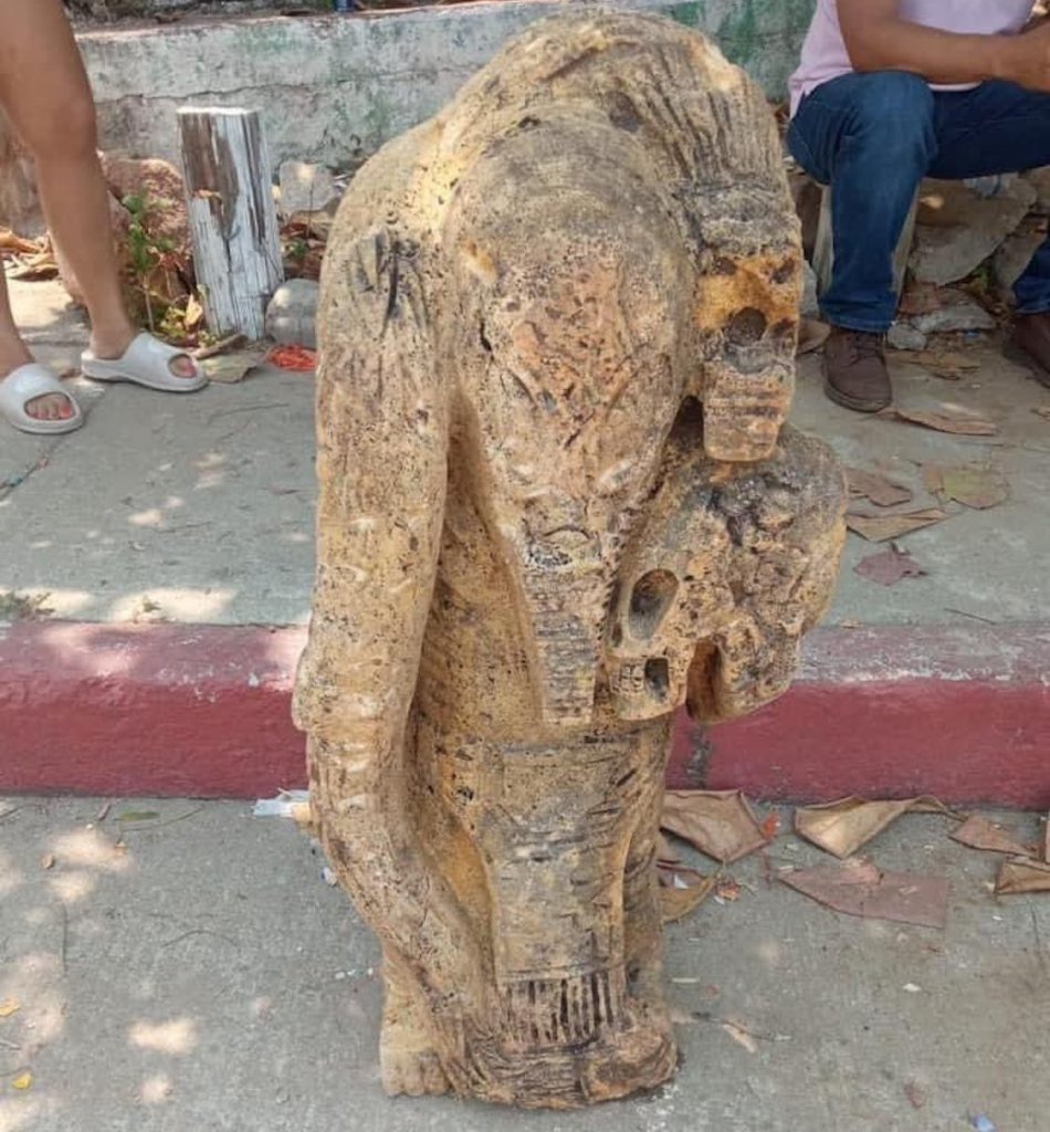 No era una figura extraterrestre lo que encontraron en el drenaje de Acapulco.