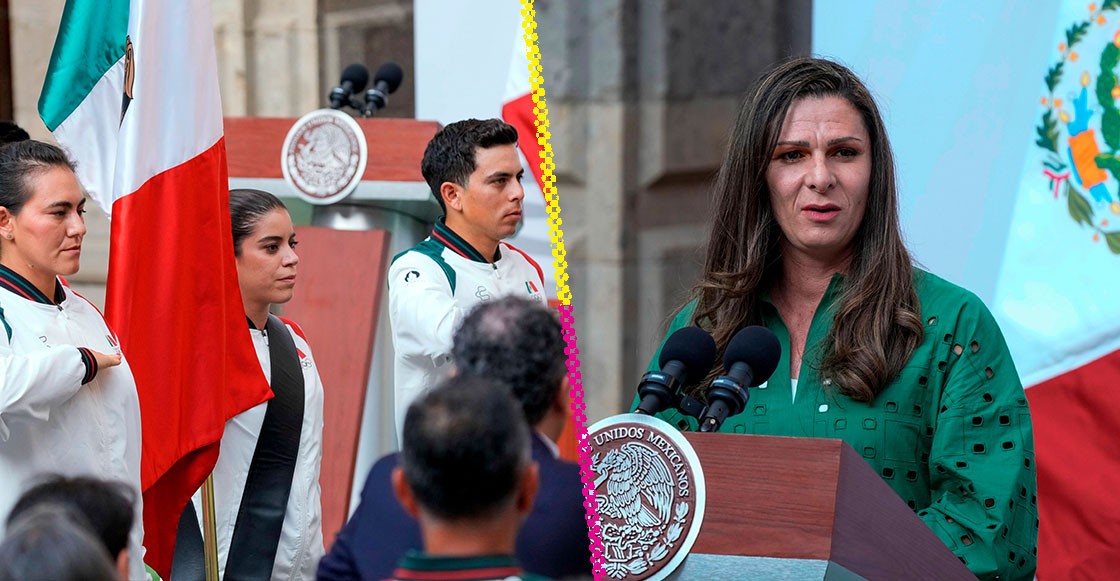 Abanderamiento delegación mexicana