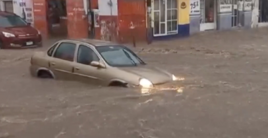 Las inundaciones en Puebla por las lluvias que cayeron