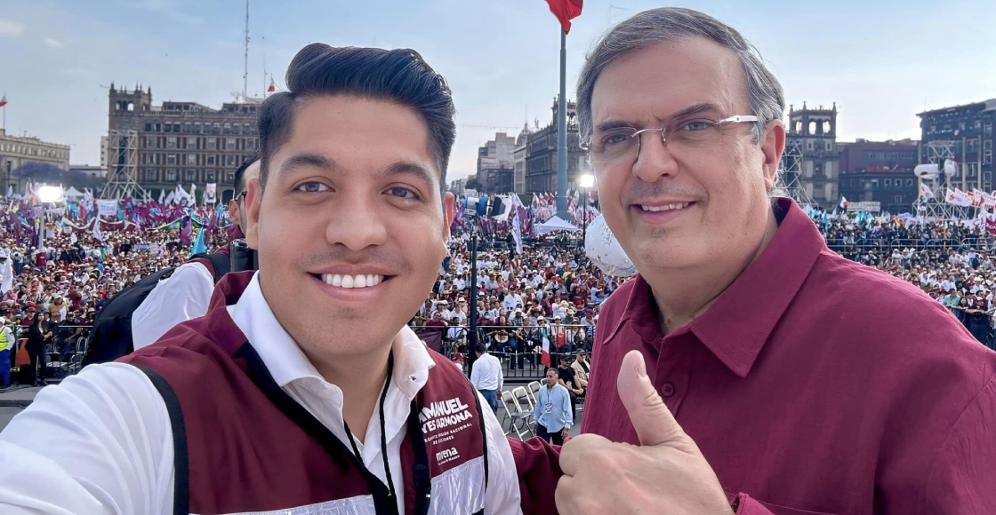 Emmanuel Reyes Carmona y Marcelo Ebrard