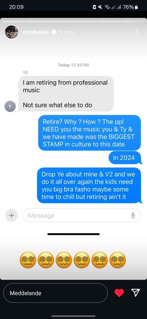 ¿Será? Kanye West dice que se retiraría de la música