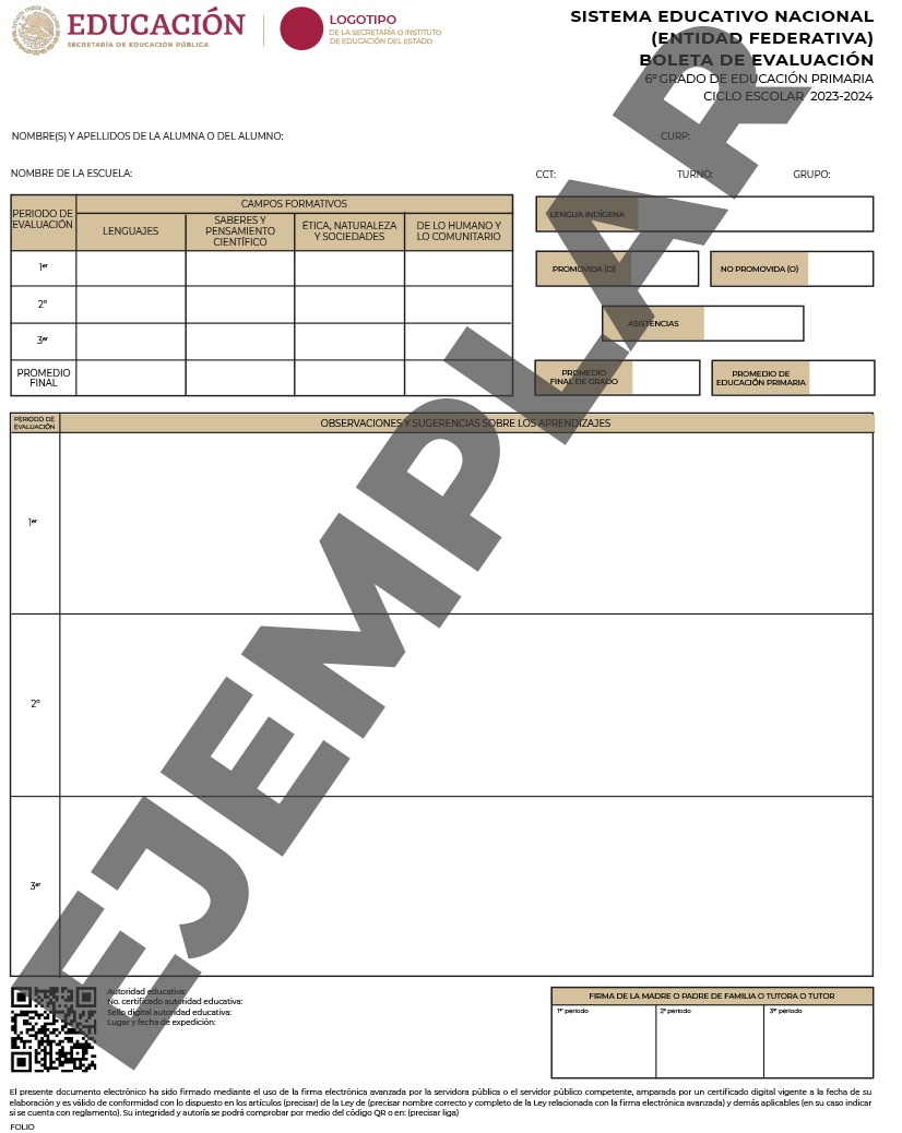 Conoce las nuevas boletas de la SEP: Promedio final, asistencias y