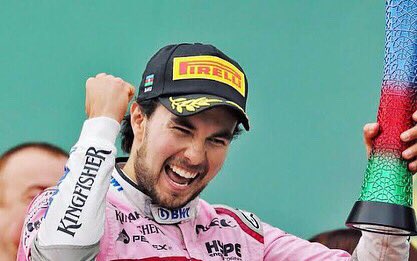 Checo Pérez en Azerbaiyán