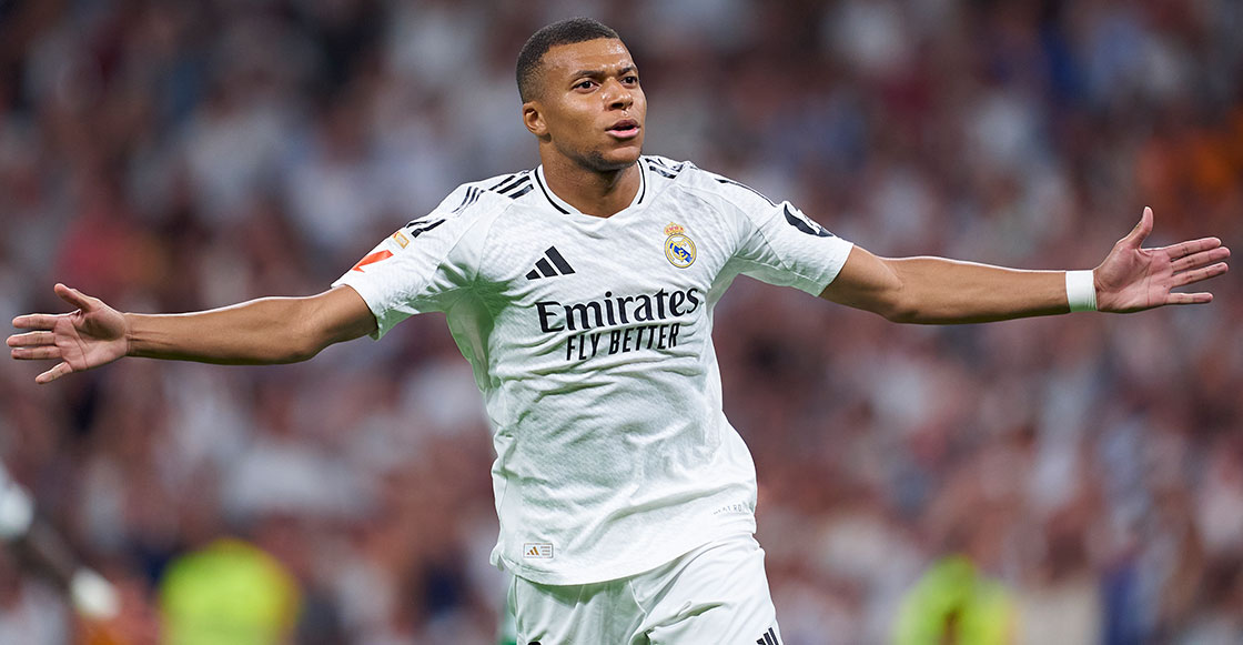 Primer gol de Mbappé en Champions con Real Madrid