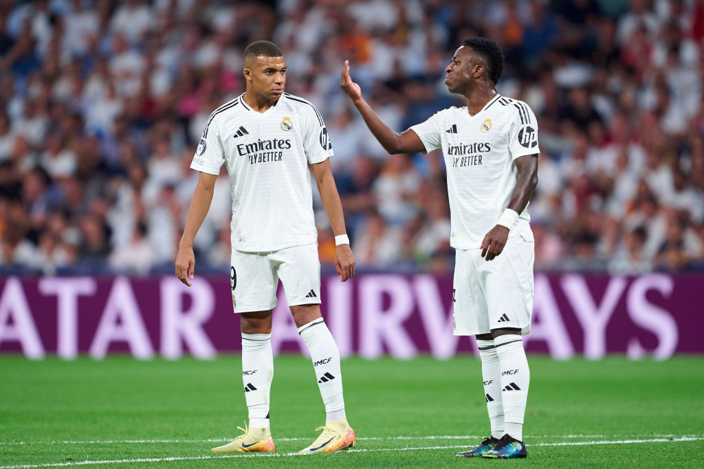 Kylian Mbappé con el Real Madrid