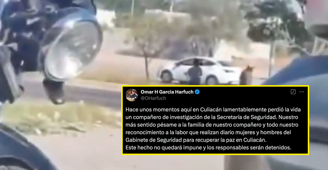 Atentado contra equipo de García Harfuch en Culiacán, Sinaloa, deja un agente muerto
