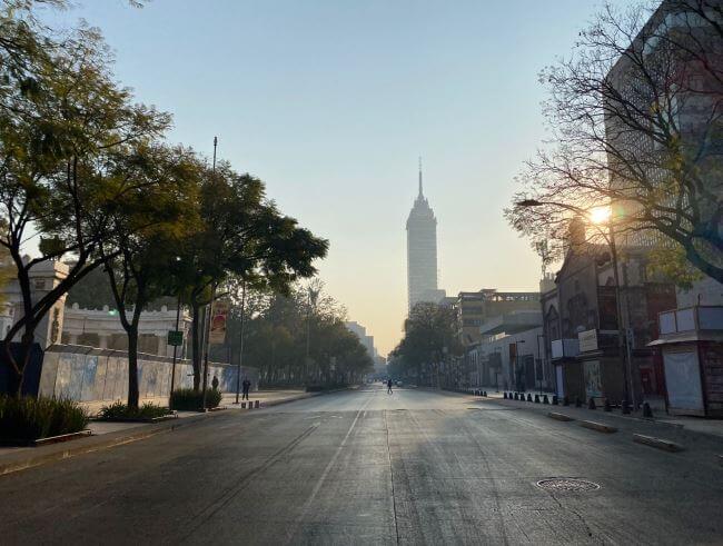 ¿Cómo se ve la CDMX vacía