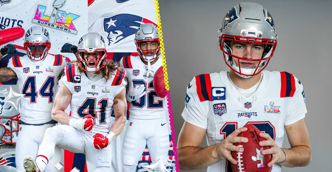 New England Patriots uniforme blanco Super Bowl