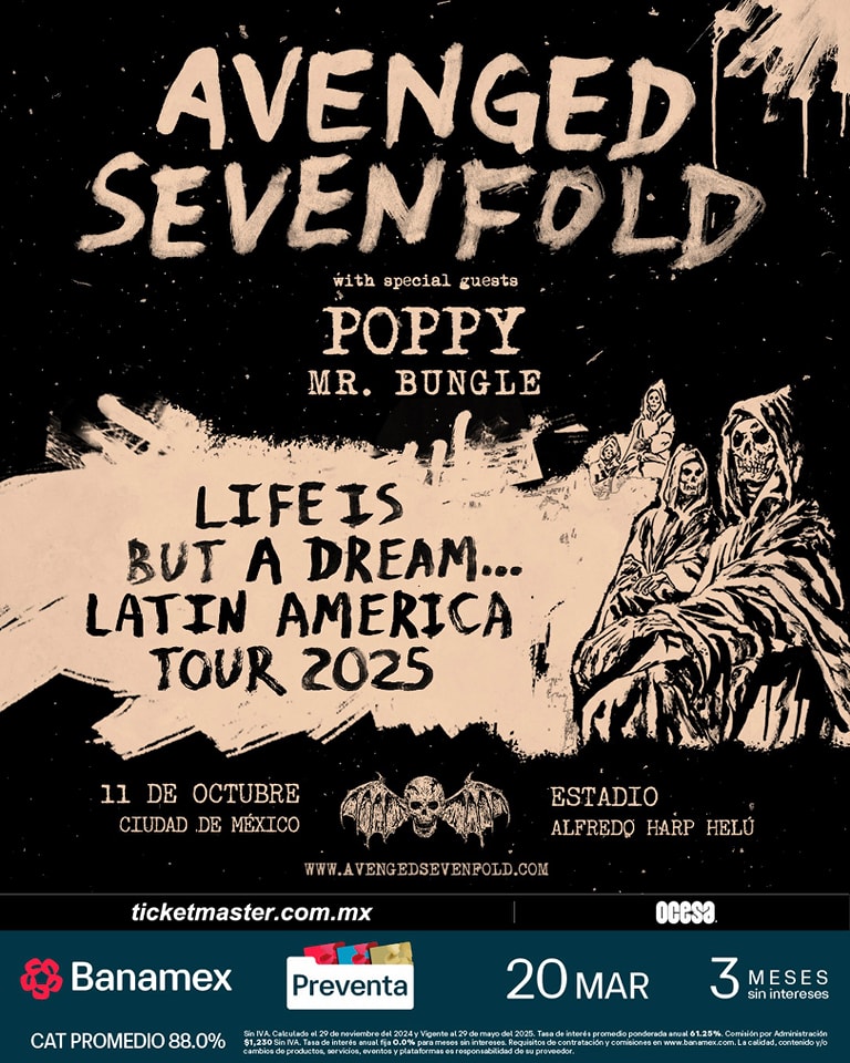 Esta es la agenda de conciertos y festivales en México para 2025
