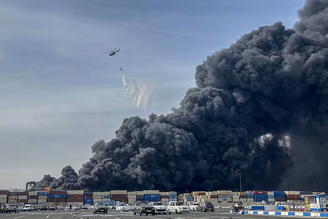 Explosión de combustible para misiles en Irán