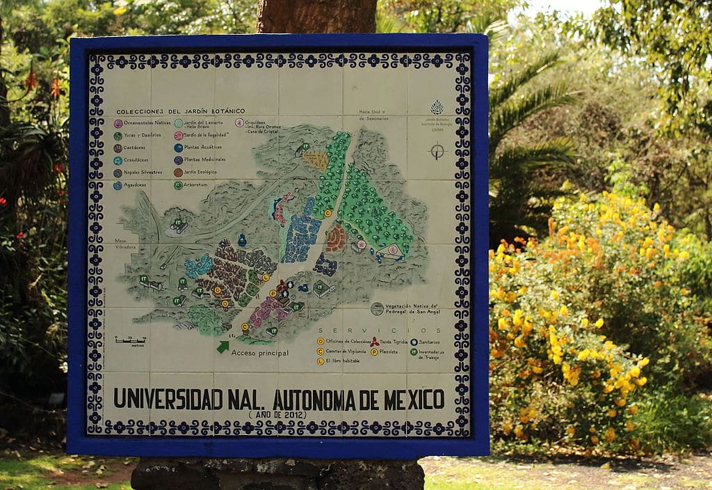 Cinco jardines secretoras de la CDMX