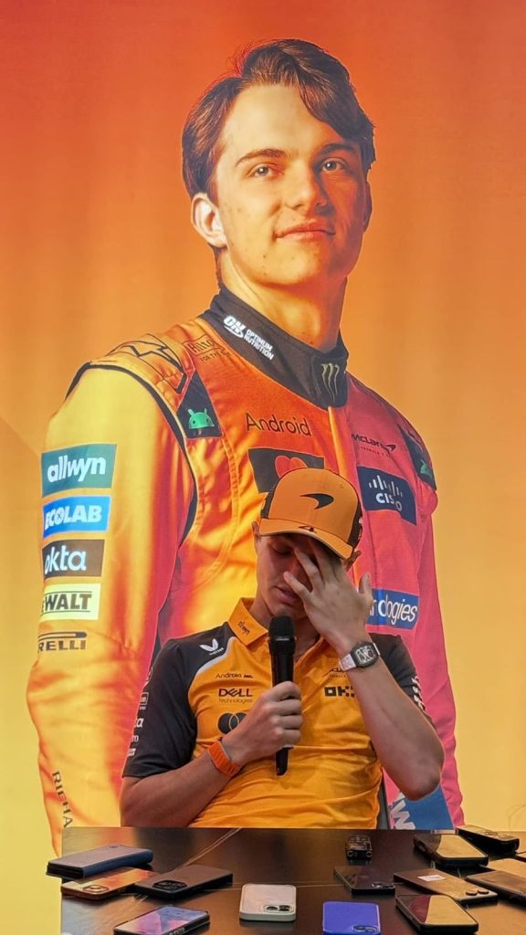 Oscar Piastri y Lando Norris