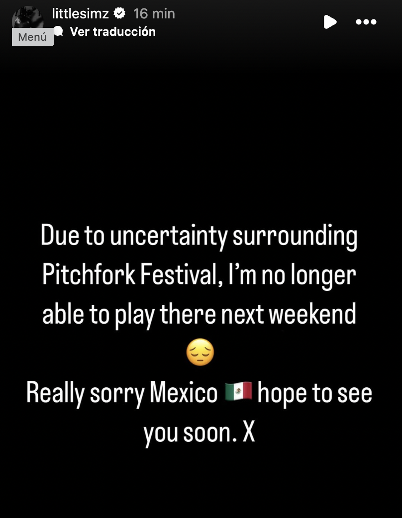 little-simz-cancela-cdmx-mexico-pitchfork-music-festival-2025-1