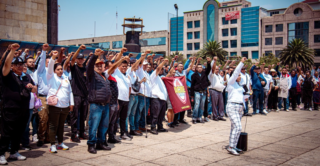Las exigencias de los transportistas durante mega marcha en CDMX.