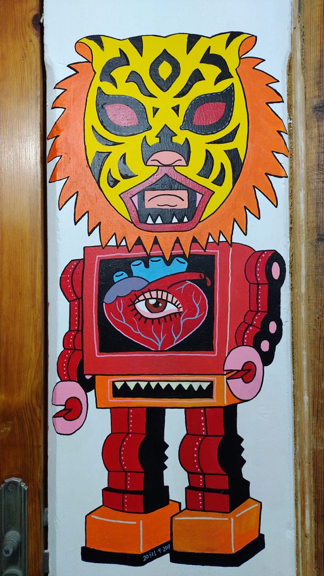 El edificio está repleto de ilustraciones de todos tipos y tamaños.