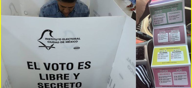 ¿Usar acordeón en las Elecciones del Poder Judicial es un delito electoral?