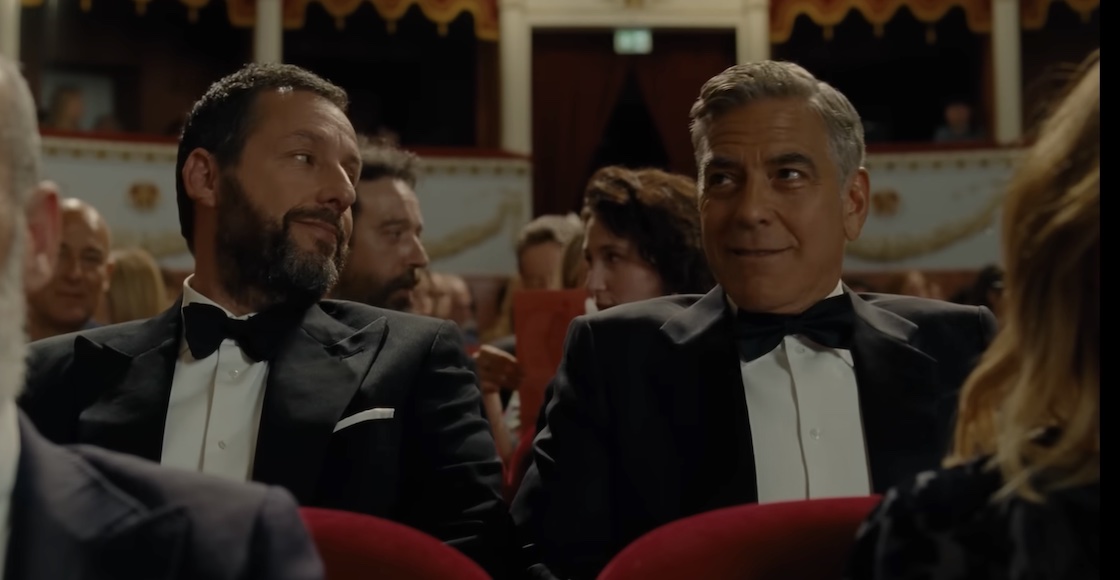 Adam Sandler y George Clooney en 'Jay Kelly'