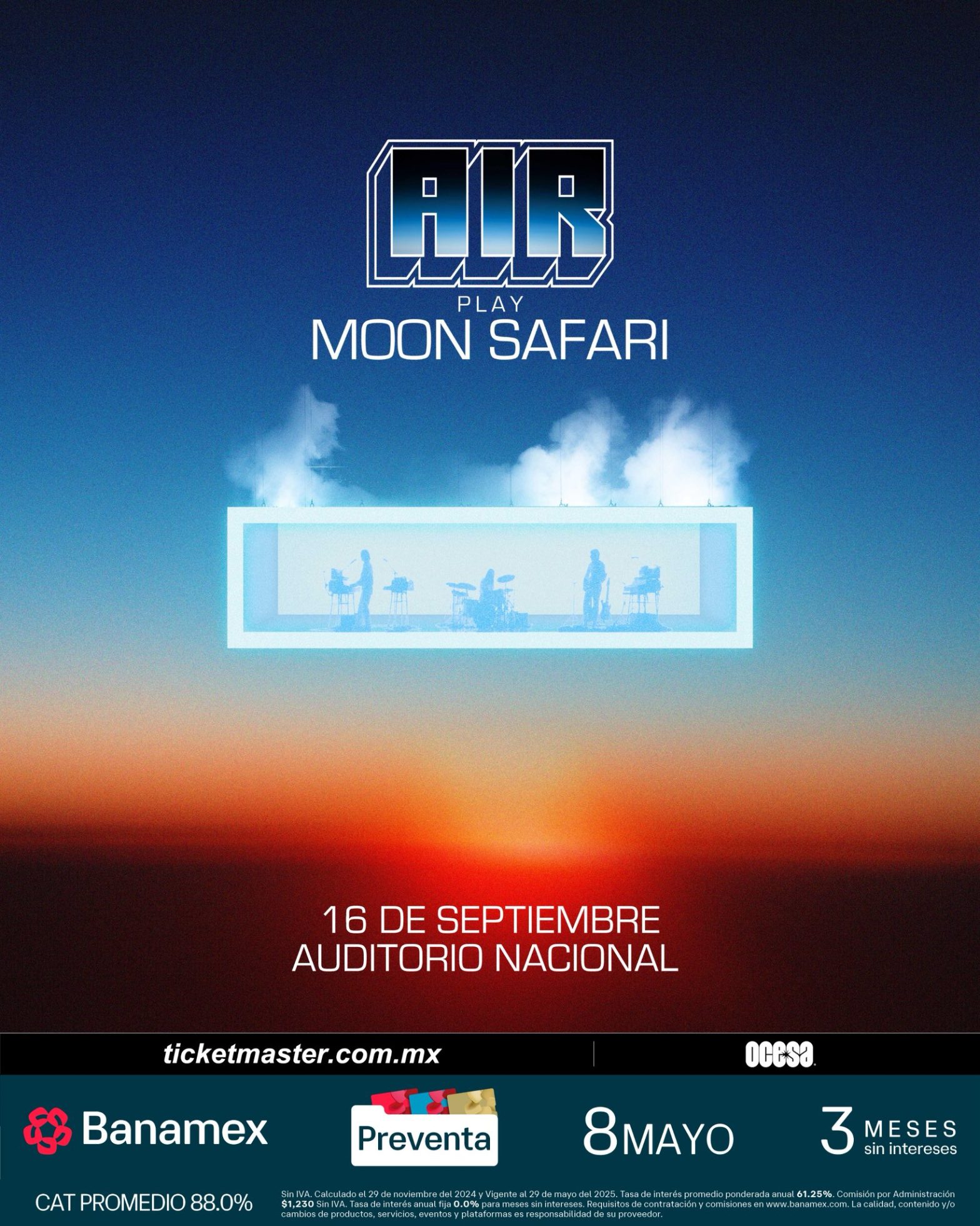 AIR llegará a México como parte del 'Moon Safari Tour 2025'